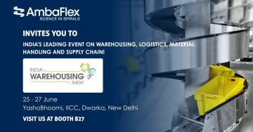 We invite you to visit us at the India Warehousing Show!